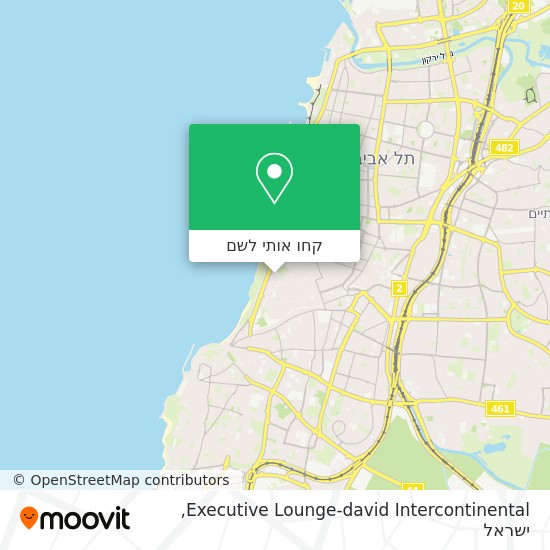 מפת Executive Lounge-david Intercontinental