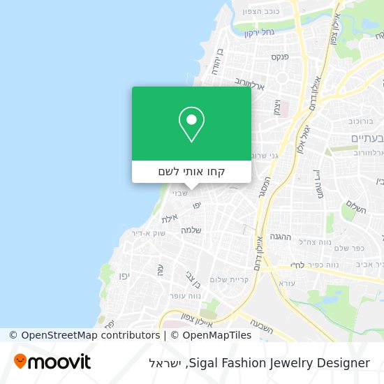 מפת Sigal Fashion Jewelry Designer