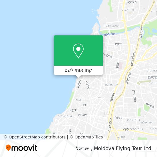 מפת Moldova Flying Tour Ltd.