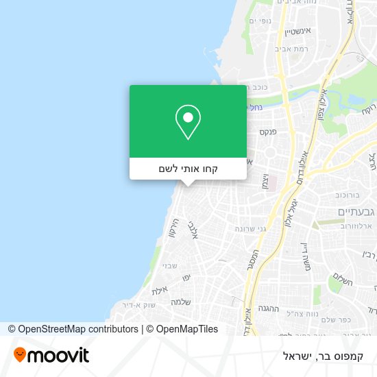 מפת קמפוס בר