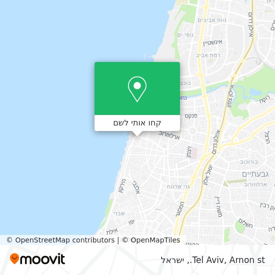מפת Tel Aviv, Arnon st.