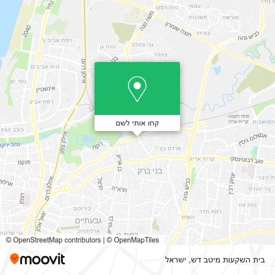 מפת בית השקעות מיטב דש