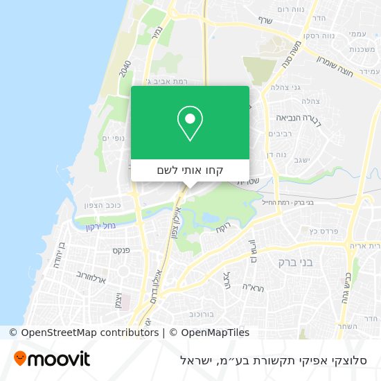 מפת סלוצקי אפיקי תקשורת בע״מ