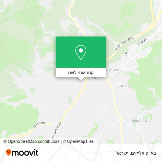 מפת בא״פ אליקים