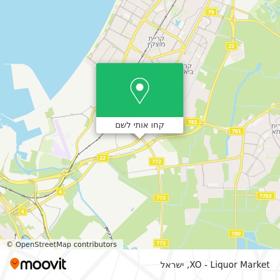 מפת XO - Liquor Market