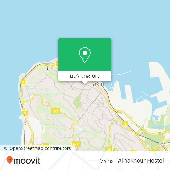 מפת Al Yakhour Hostel