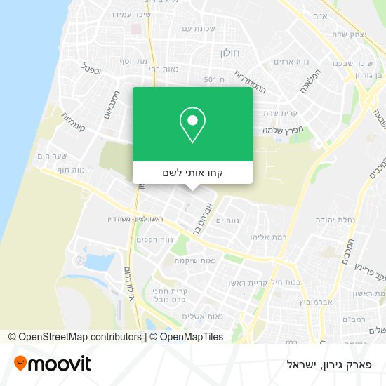 מפת פארק גירון