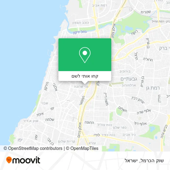 מפת שוק הכרמל