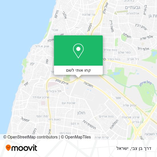 מפת דרך בן צבי