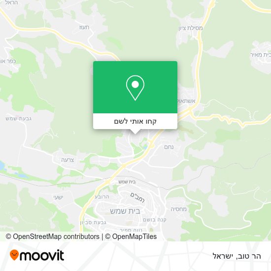 מפת הר טוב