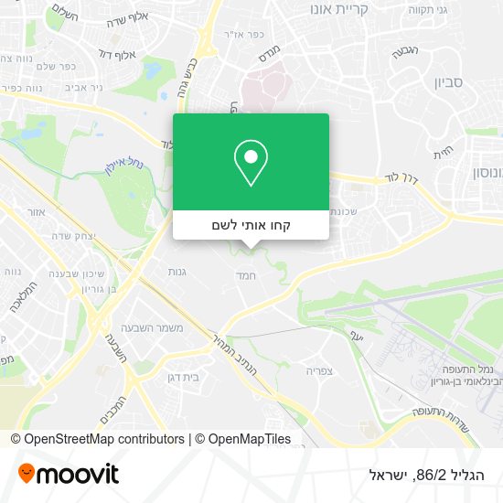 מפת הגליל 86/2