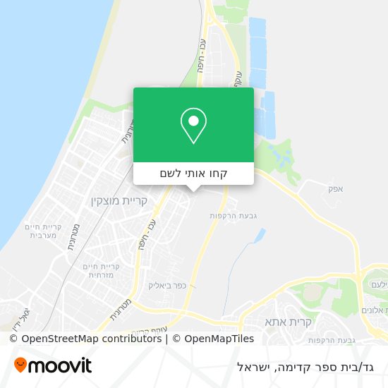 מפת גד/בית ספר קדימה