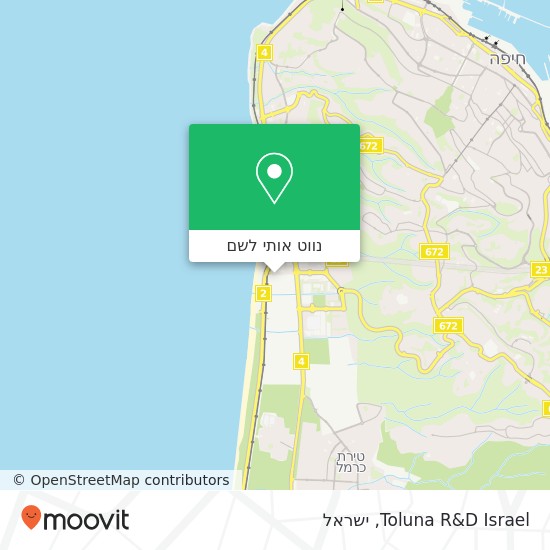 מפת Toluna R&D Israel