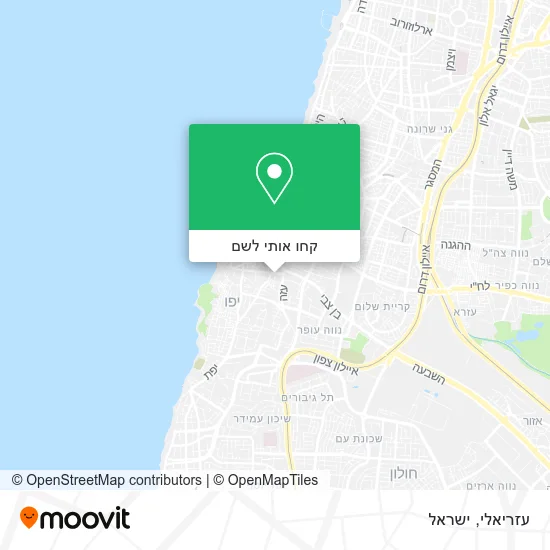 מפת עזריאלי