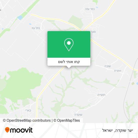 מפת יער שוקדה