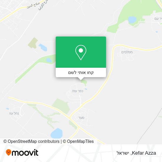 מפת Kefar Azza
