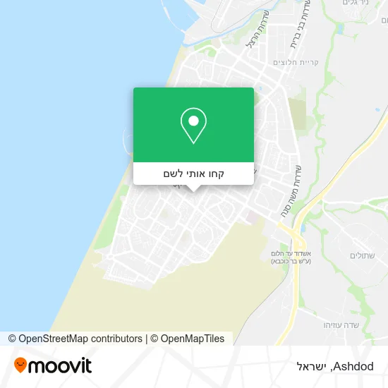 מפת Ashdod