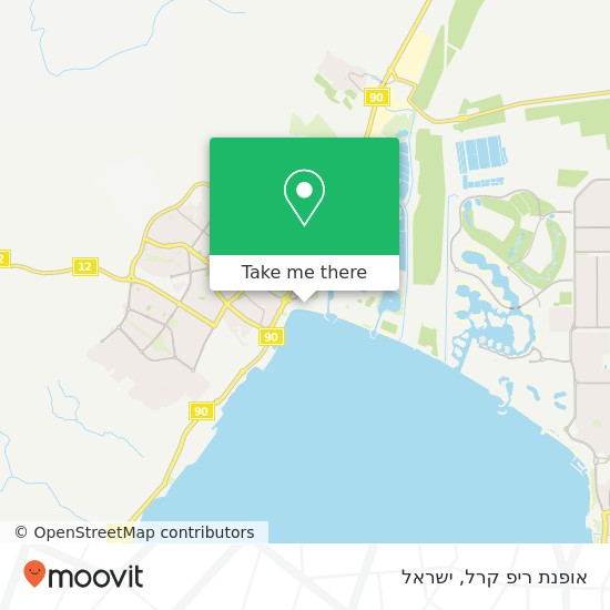 מפת אופנת ריפ קרל, דרך פעמי השלום אילת, באר שבע, 88000 ישראל