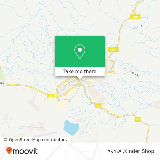 מפת Kinder Shop, שדרות חן ערד, באר שבע, 89058