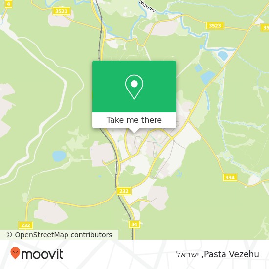מפת Pasta Vezehu, ההסתדרות שדרות, 87087