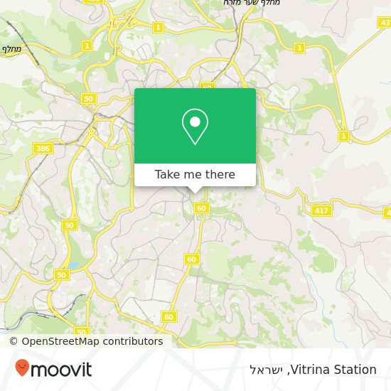 מפת Vitrina Station