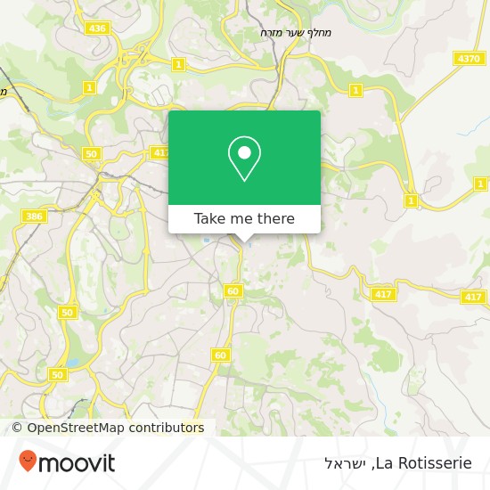 מפת La Rotisserie, null