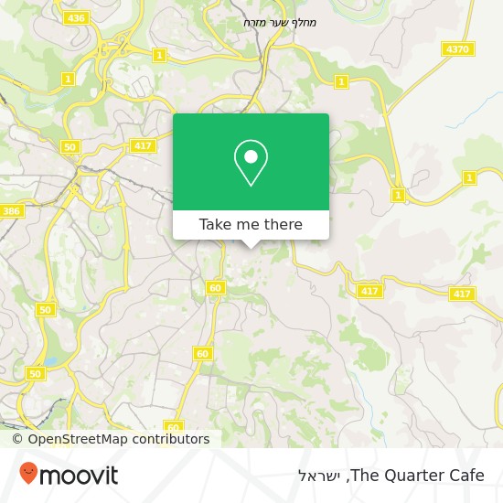 מפת The Quarter Cafe, null