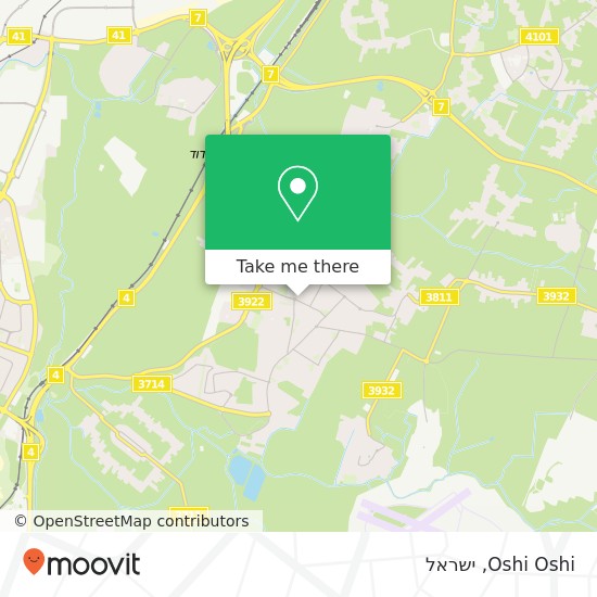 מפת Oshi Oshi, המגינים גן יבנה, 70800