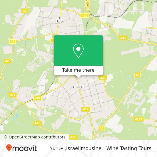 מפת Israelimousine - Wine Tasting Tours