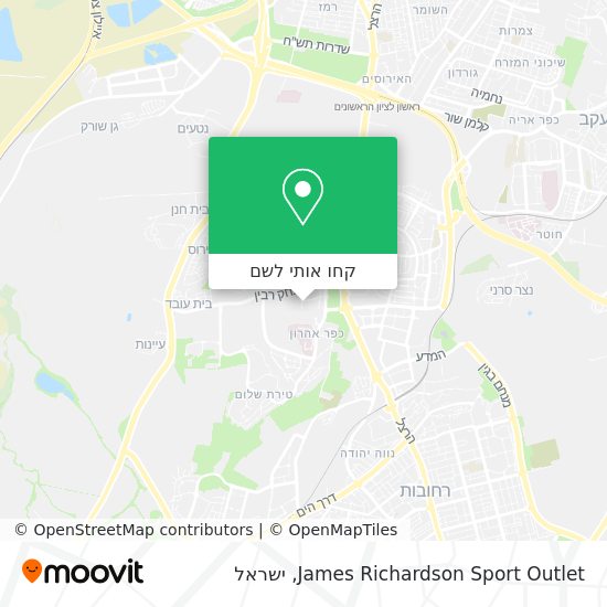 מפת James Richardson Sport Outlet