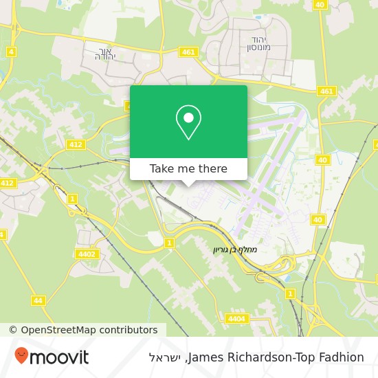 מפת James Richardson-Top Fadhion, פתח תקווה, 49342