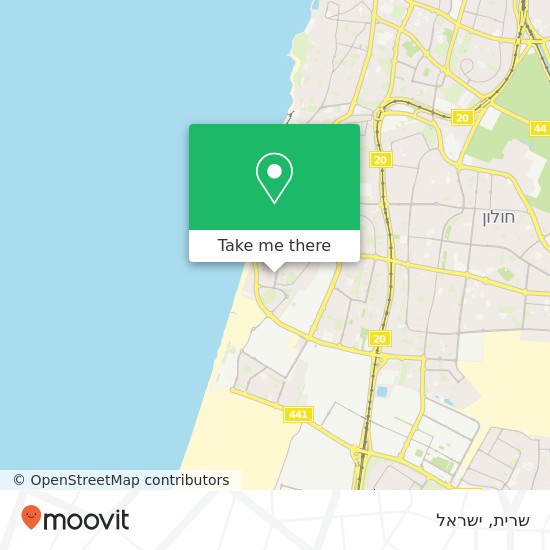 מפת שרית, אצ"ל בת ים, תל אביב, 59561