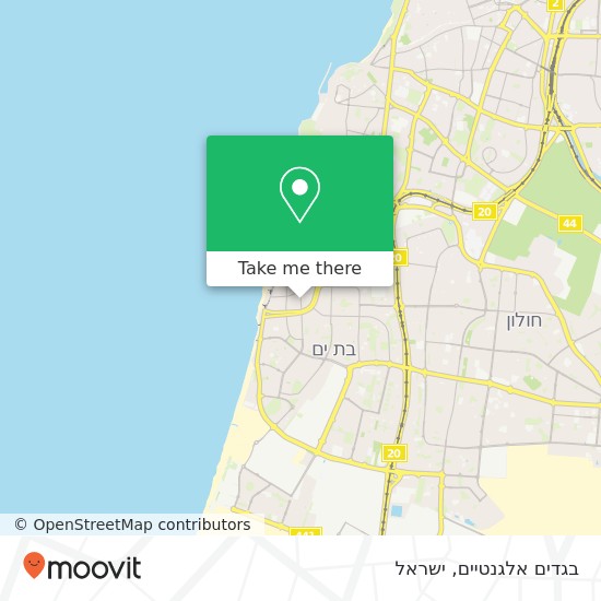 מפת בגדים אלגנטיים, בלפור בת ים, תל אביב, 59371