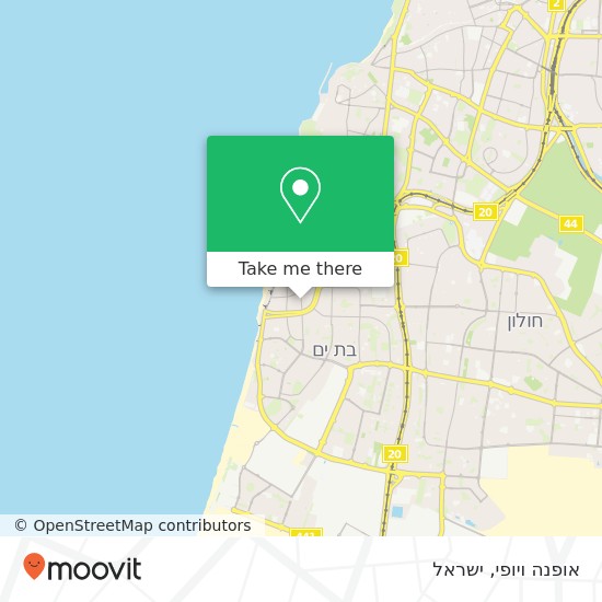 מפת אופנה ויופי, בלפור בת ים, תל אביב, 59371