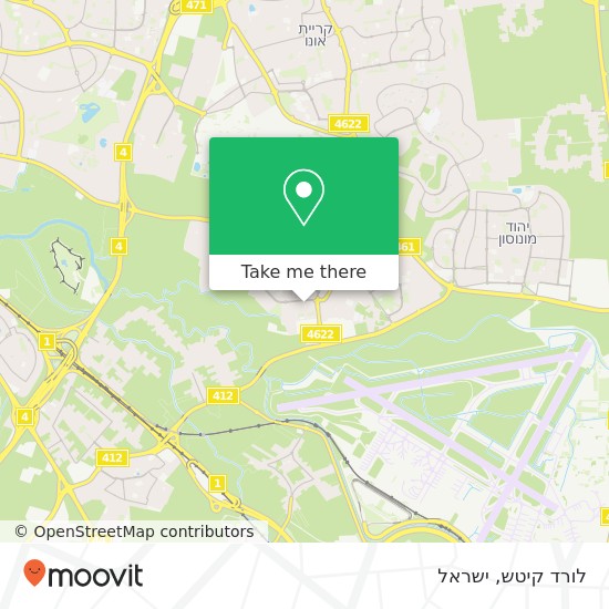 מפת לורד קיטש, אור יהודה, תל אביב, 60000