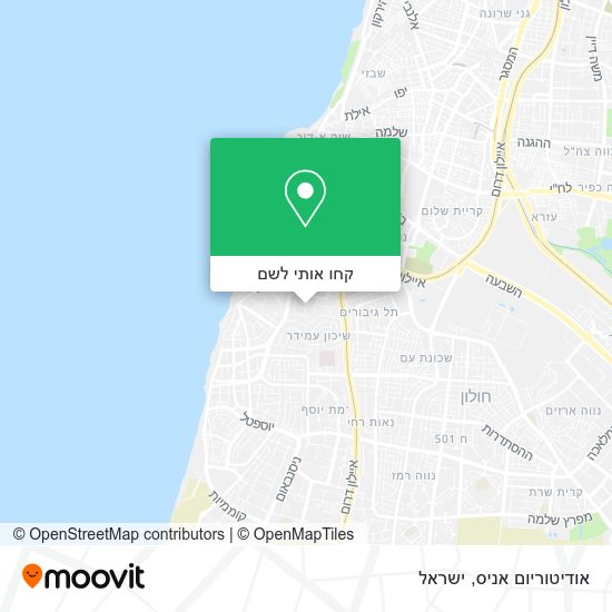 מפת אודיטוריום אניס