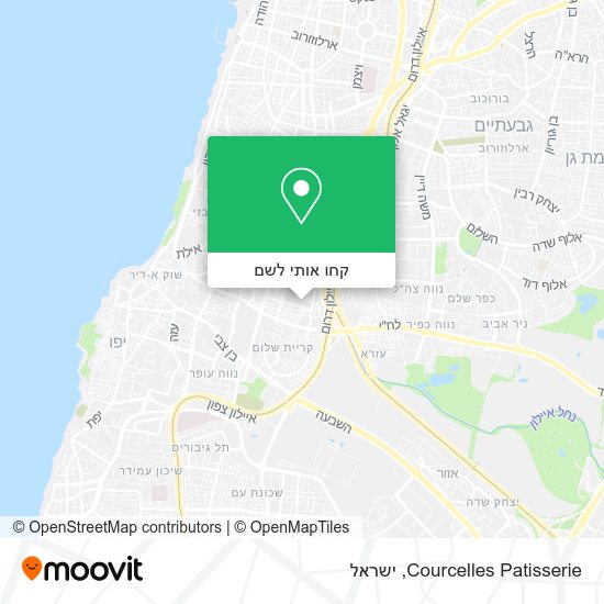 מפת Courcelles Patisserie