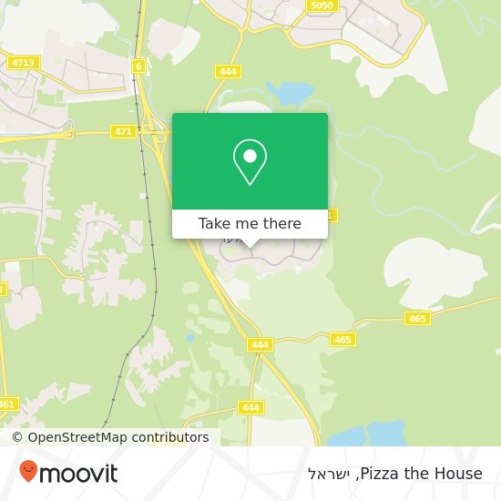 מפת Pizza the House, רבי עקיבא אלעד, פתח תקווה