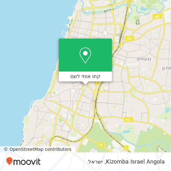 מפת Kizomba Israel Angola