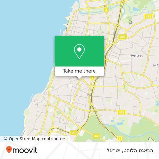 מפת הבאגט הלוהט, החשמל תל אביב-יפו, תל אביב, 67132
