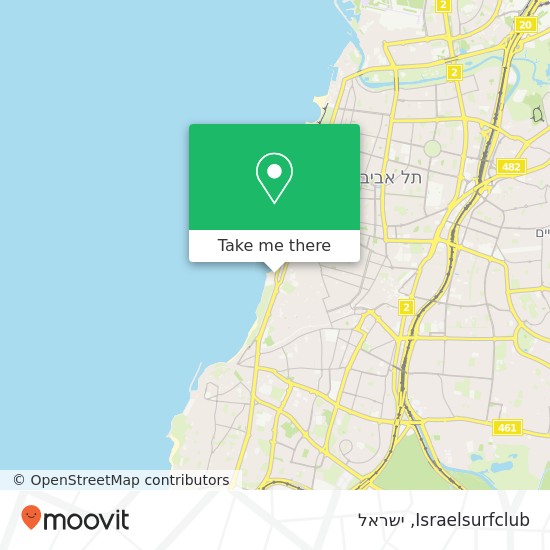 מפת Israelsurfclub, כרם התימנים, תל אביב-יפו, 60000