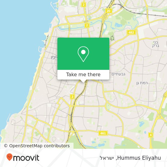 מפת Hummus Eliyahu, שדרות יהודית 27 מונטיפיורי, תל אביב-יפו, 67016