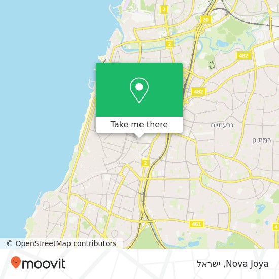מפת Nova Joya, הארבעה 5 תל אביב-יפו, תל אביב, 60000