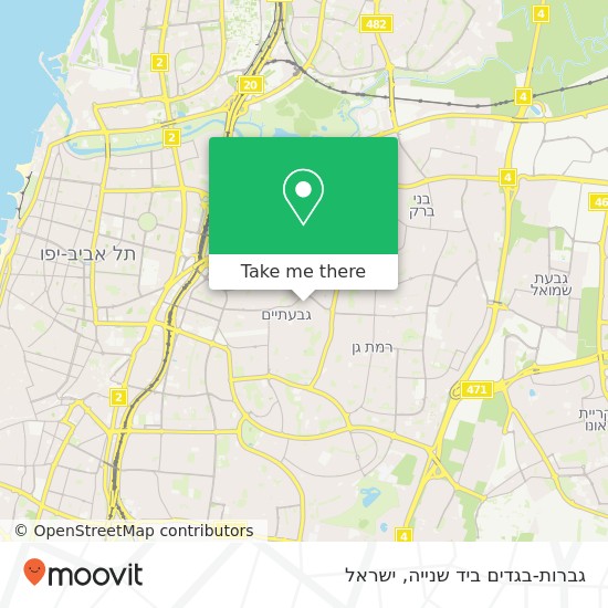 מפת גברות-בגדים ביד שנייה, שינקין גבעתיים, תל אביב, 53293
