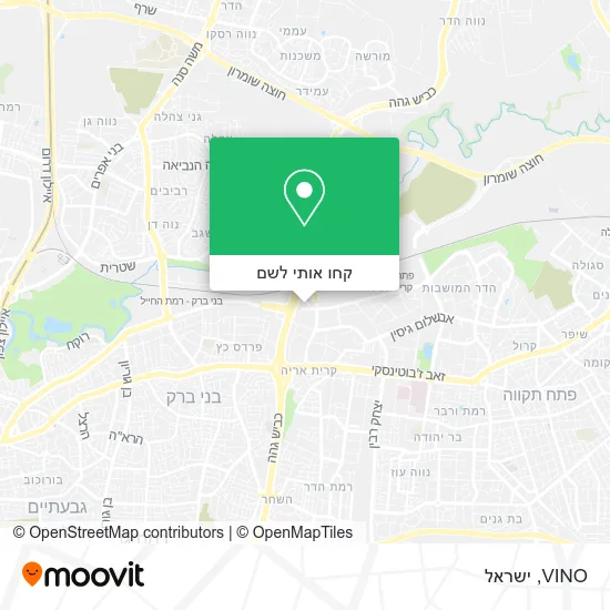 מפת VINO