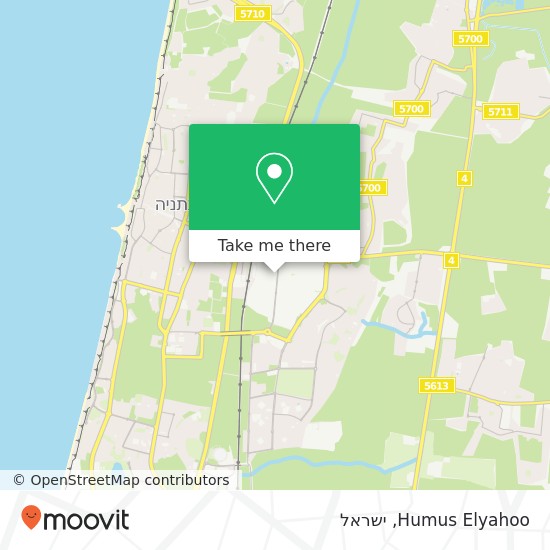 מפת Humus Elyahoo, שכטרמן 9 אזור תעשייה קריית אליעזר, נתניה, 42379
