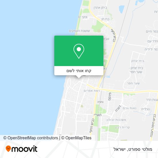 מפת מולטי ספורט