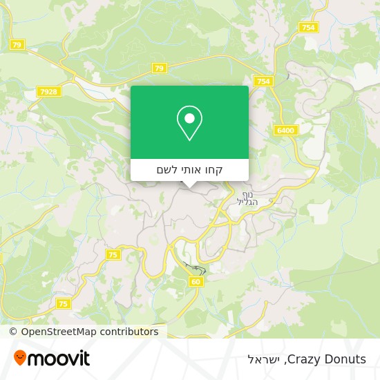 מפת Crazy Donuts