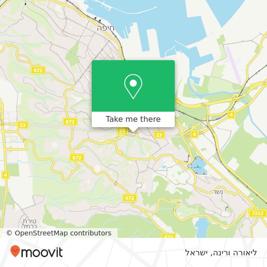 מפת ליאורה ורינה, רמת חן, חיפה, 30000