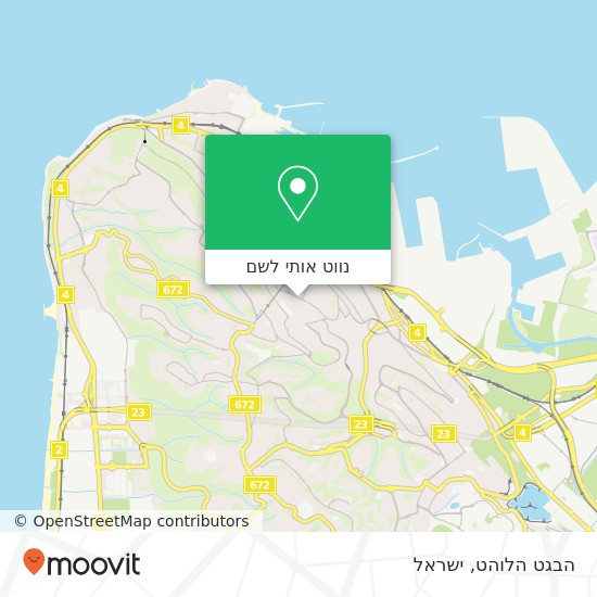 מפת הבגט הלוהט, ארלוזורוב חיפה, חיפה, 30000